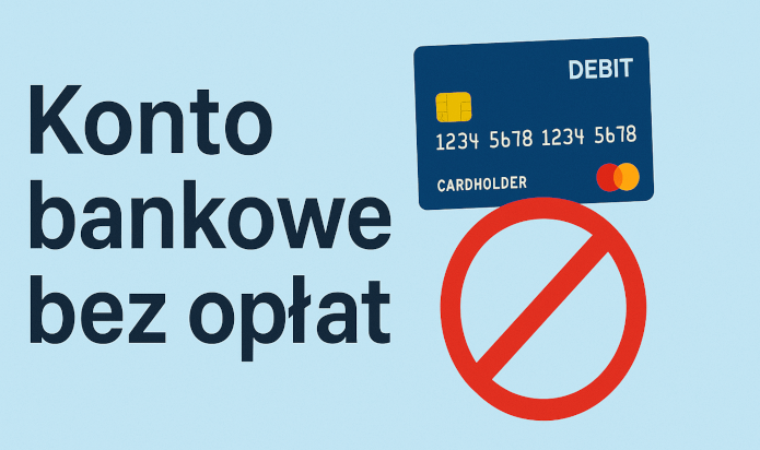 napis konto bankowe bez opłat