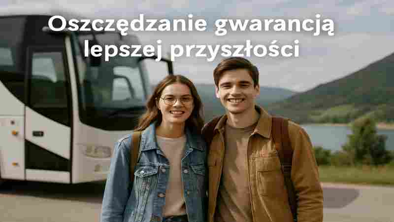 para nastolatków na tle krajoobrazu